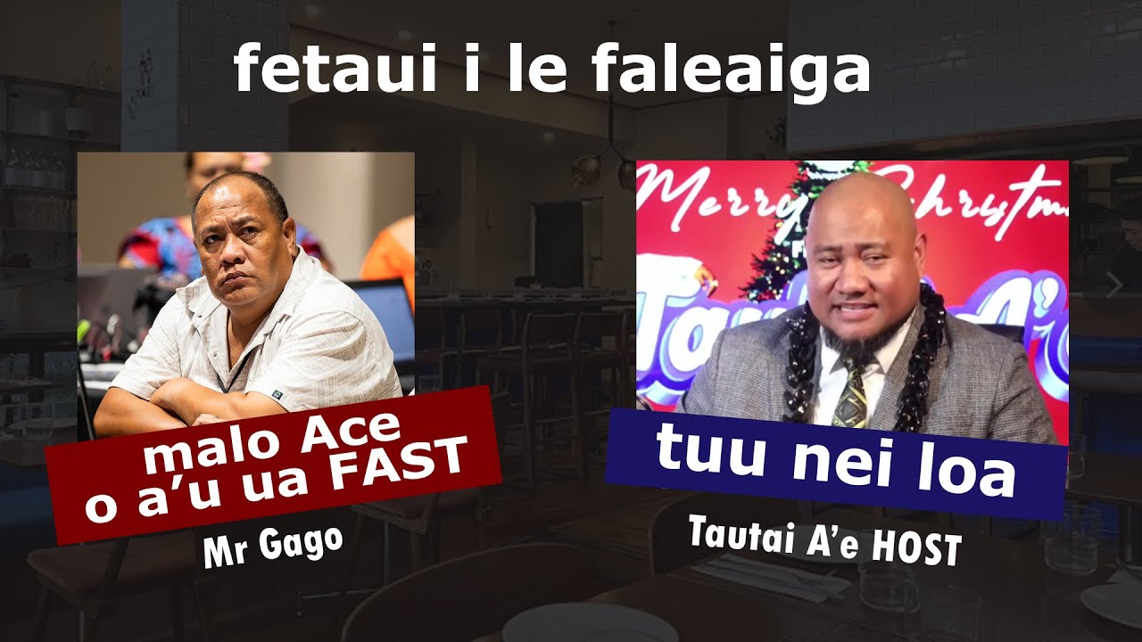 Fetaui tutū Asiata ma Mr Gago i le Faleaiga | Ua Laki !