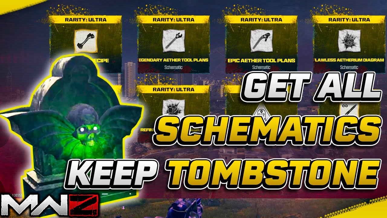 Tombstone Duplication Glitch, Keep Tombstone, Unlock ALL Schematics MW3 Zombies