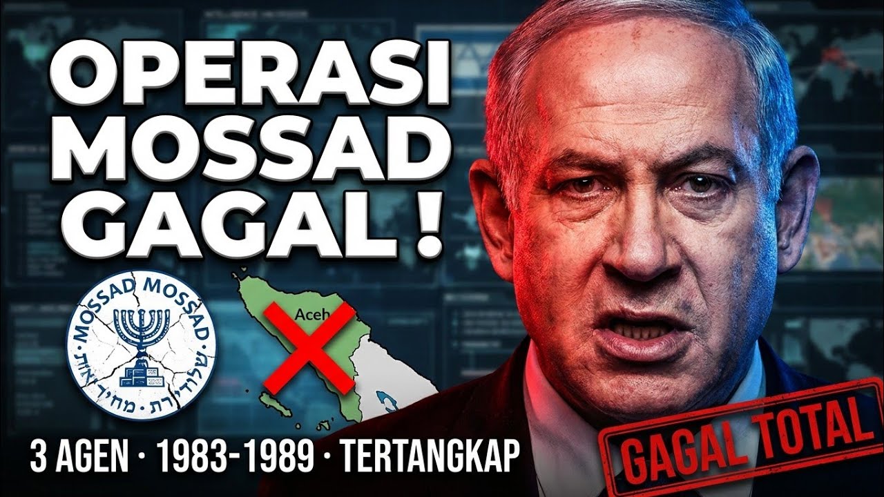 TERBONGKAR! 3 Operasi Mossad di Aceh yang Gagal Total