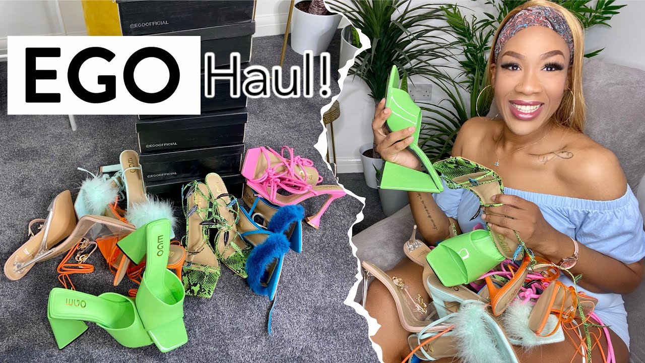 New Video - Huge EGO Shoe Haul 👠 | Designer Dupes | Hot Girl Summer | Big & Wide Feet Review 2021