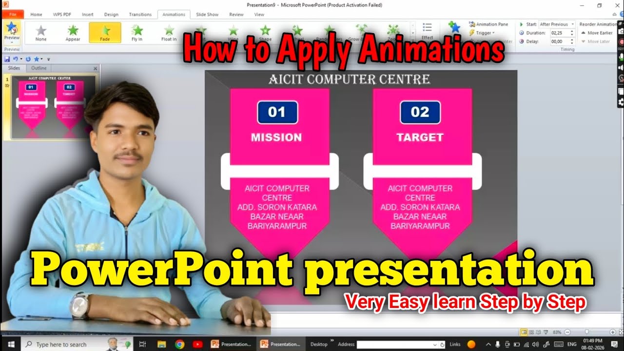 PowerPoint presentation Very Easy learn Step by Step by Aditya Sir || Belongs to Prayagraj || #viral