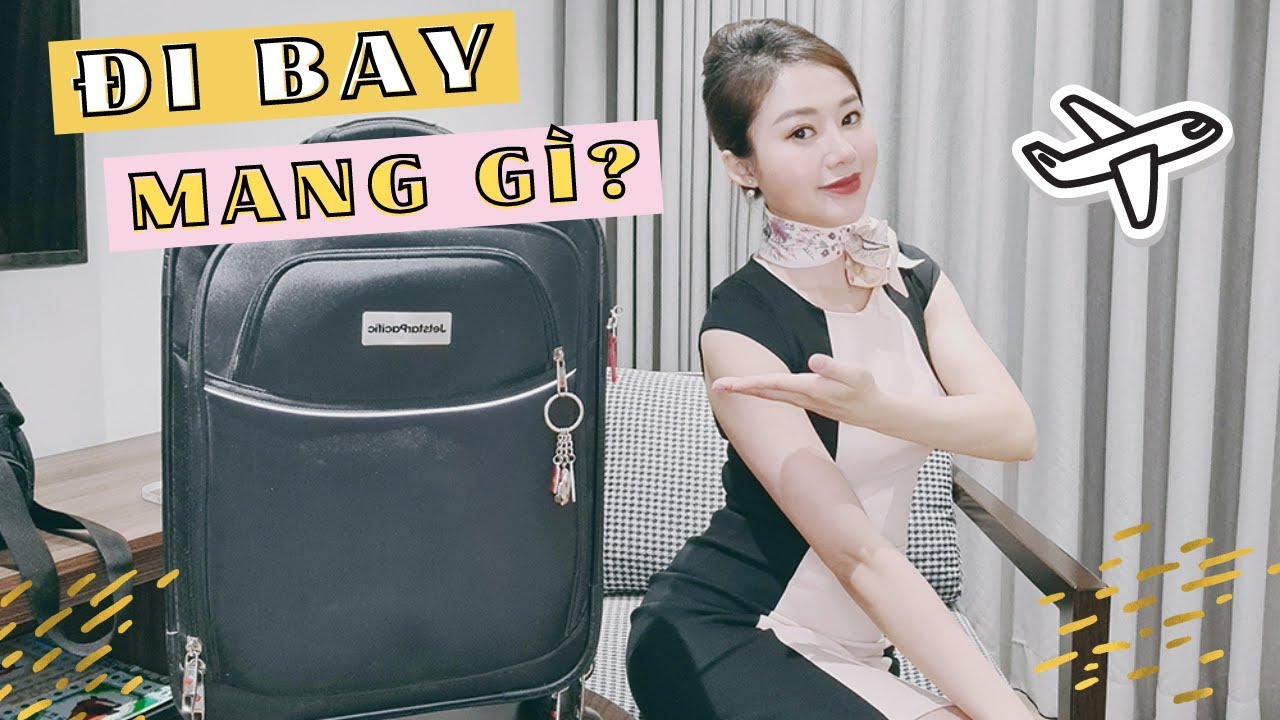 TRONG VALI TIẾP VIÊN HÀNG KHÔNG CÓ NHỮNG GÌ? | Tiếp viên đi bay mang gì? | Jolin Sydney