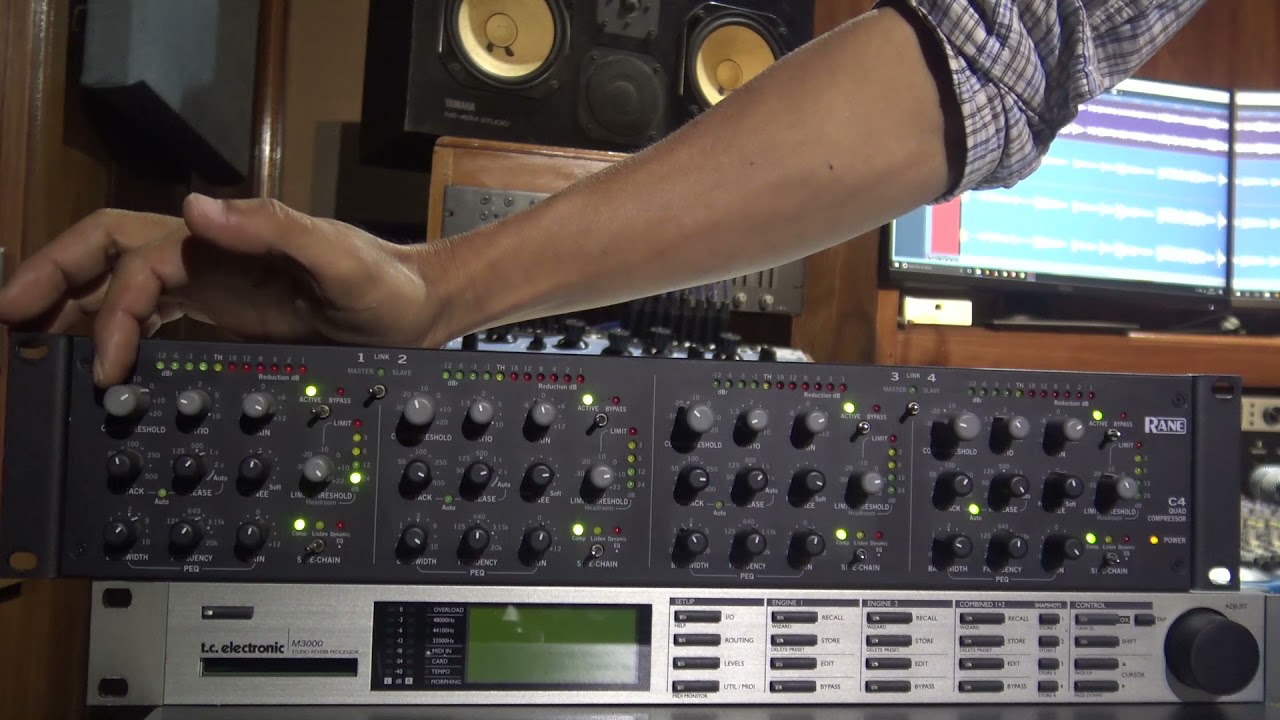 Rane C4 Quad Compressor Dynamic Equalizer Test