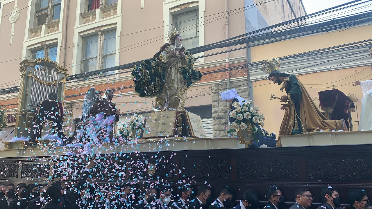 VIRGEN DEL CARMEN, Procesión Inmaculada Concepción Catedral Metropolitana