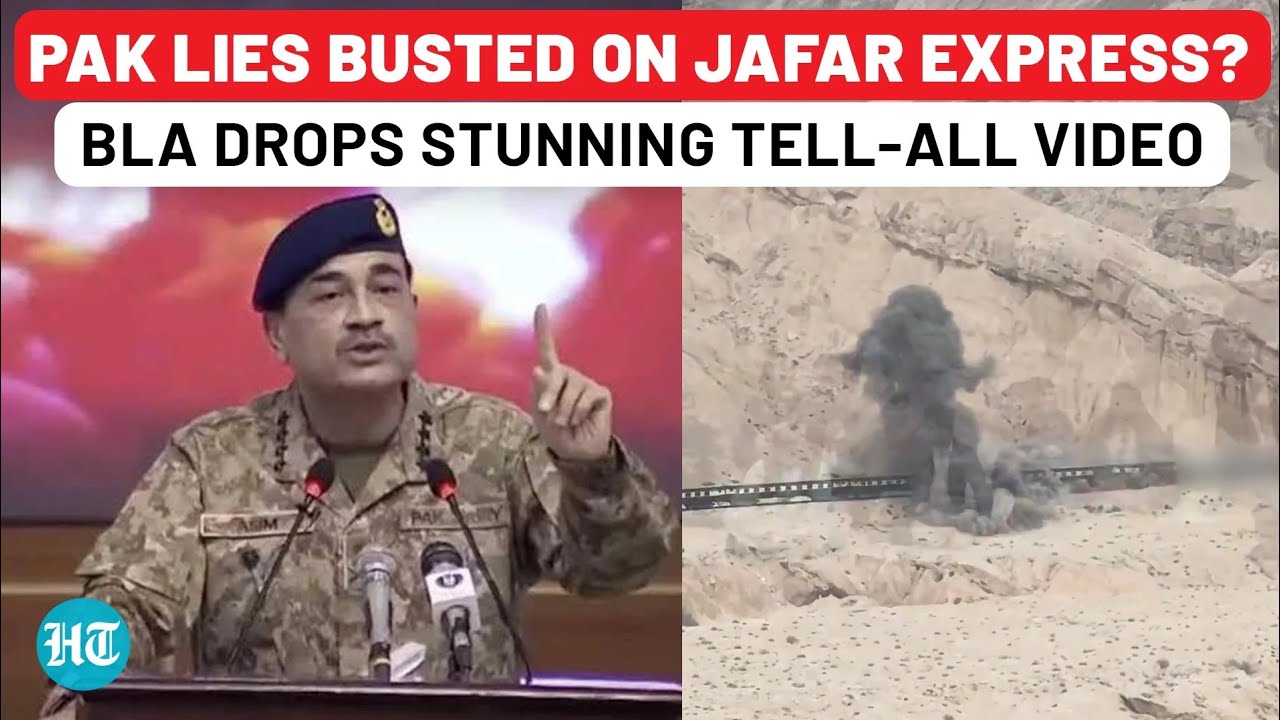 BLA Exposes Pakistan Army's Lies On Jafar Express Hijack With Stunning Video: 'War Has Come...'