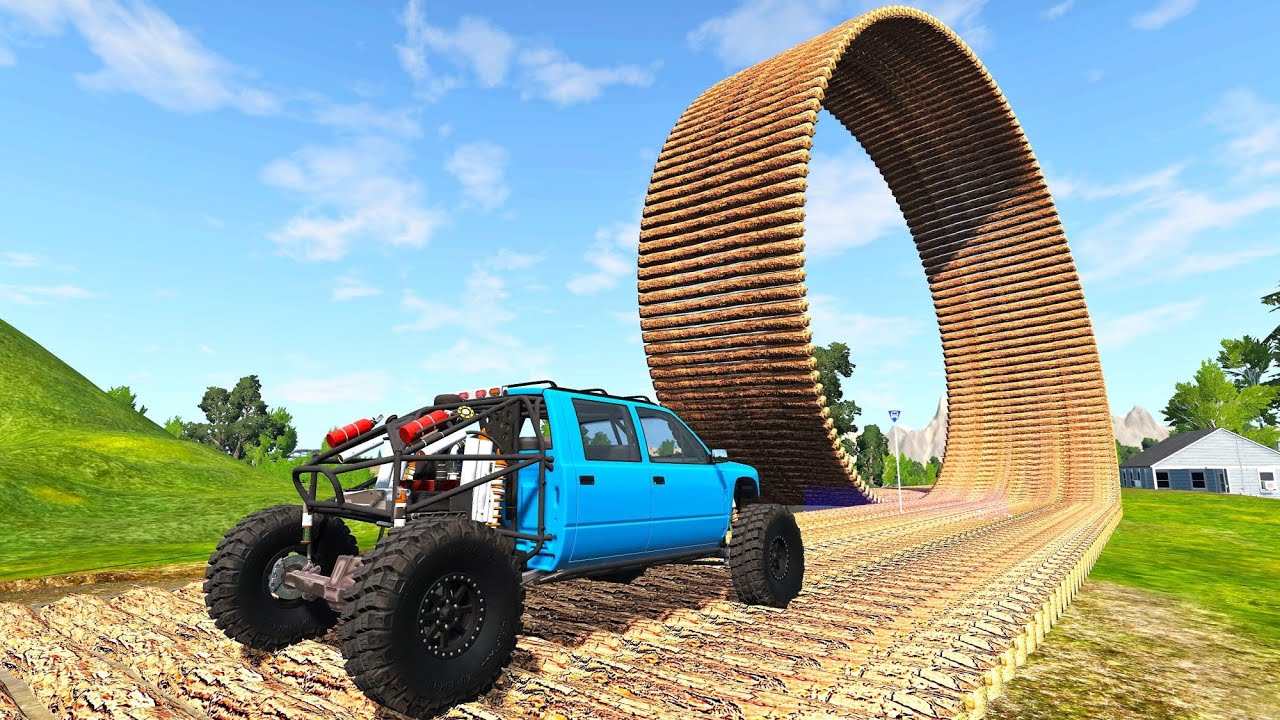 Cars vs Loop Bridge #2 &ndash; BeamNG.Drive