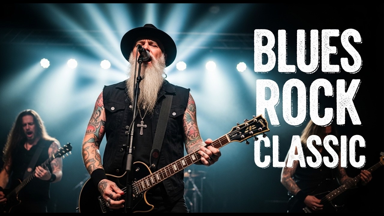 Blues Rock for Men Who Work All Day and Stay Quiet at Night 🚗🌙 | Inspired by B.B. King & ZZ Top