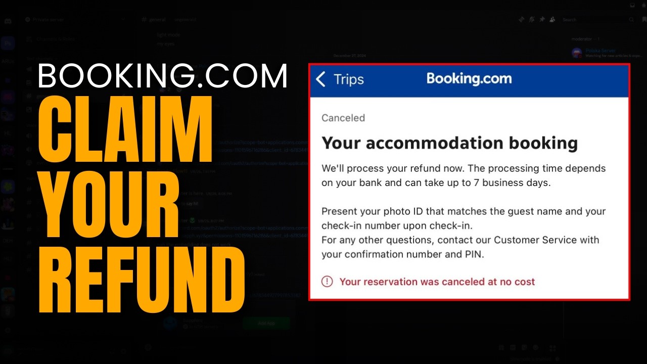 How To Get A Refund On Booking.com [2026] - Full Guide
