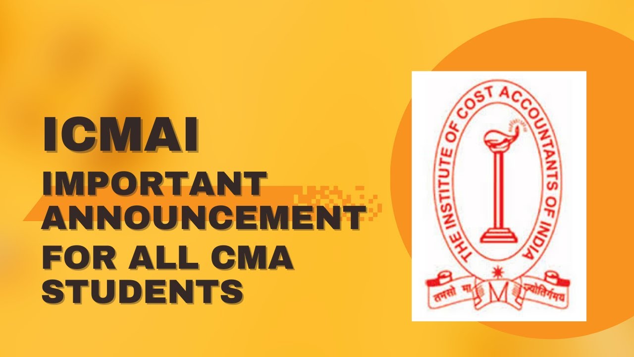 icmai  important announcement for all cma students for DEC 2024 exam