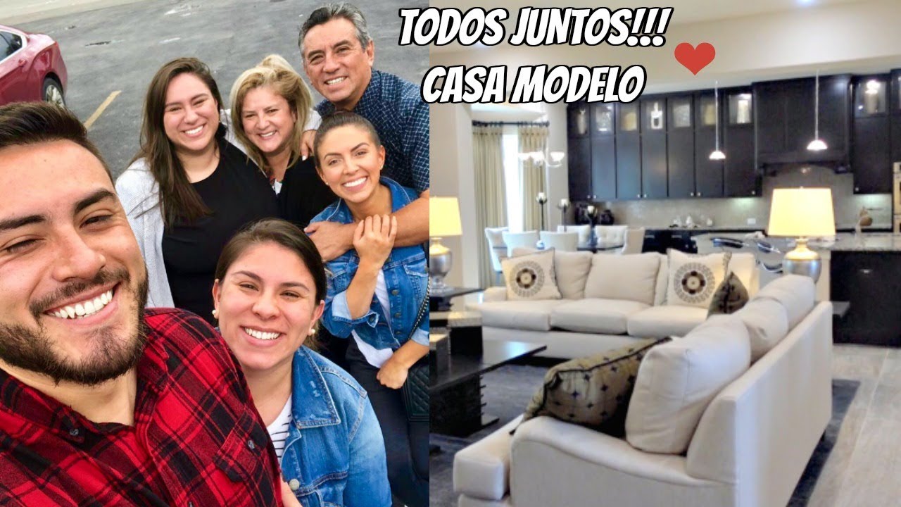 TODOS JUNTOS ❤️ | VISITANDO UNA CASA MODELO 🏡