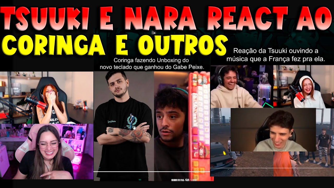 NARA E TSUUKI REACT AO CORINGA E TROPA DA FRANÇA 😂🔥 - KOGA GTA RP CLIPS
