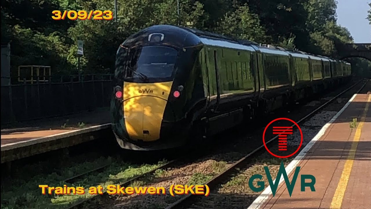 Trains at Skewen (SKE) (3/9/23)
