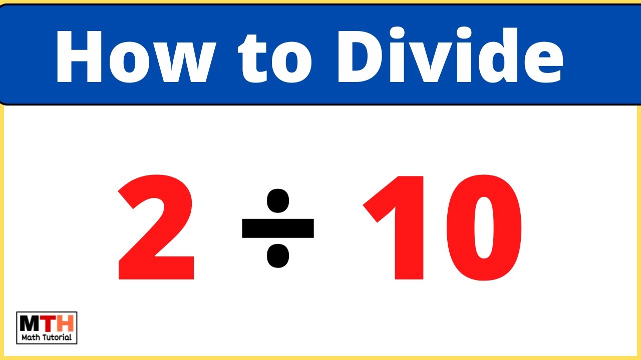 2 разделить на 10, 2&divide;10