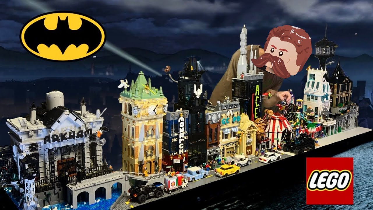 I built a HUGE LEGO Gotham City MOC!! 