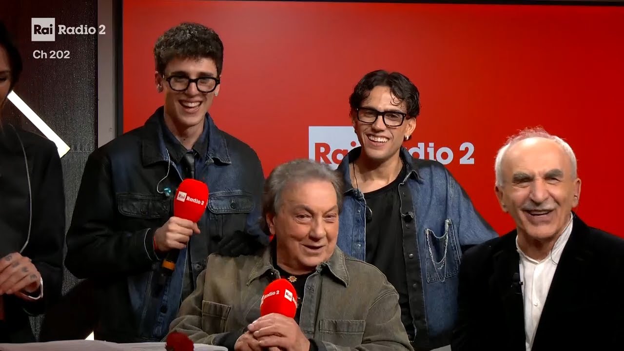 Intervista a Lda, Aka 7even e Tullio De Piscopo (Quarta Serata) - Radio2 a Sanremo 2026