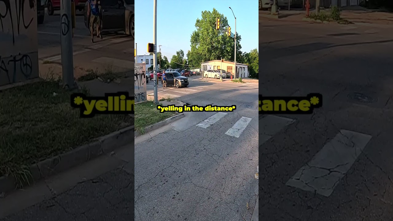 Biker stands up for woman and then protects his daughter 👊 @Undisclosed_Moto
