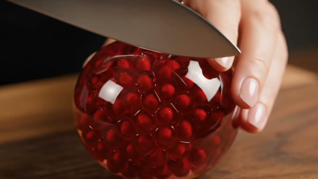 ASMR pomegranate hyper realistic cinematic video #8kasmr #cinematicasmr #glassfruit #hyperrealistic 