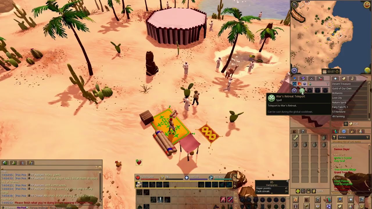 OSRS Player Tries RS3 Guideless! (#18 - VOD)