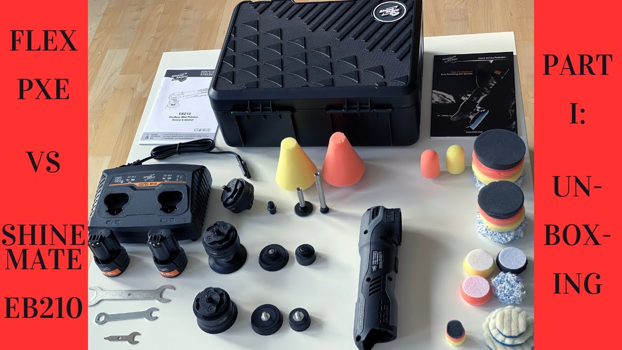 Shinemate EB210 Minipoliermaschine mit Schnellwechselsystem! | Stärker als die Flex PXE? | Unboxing