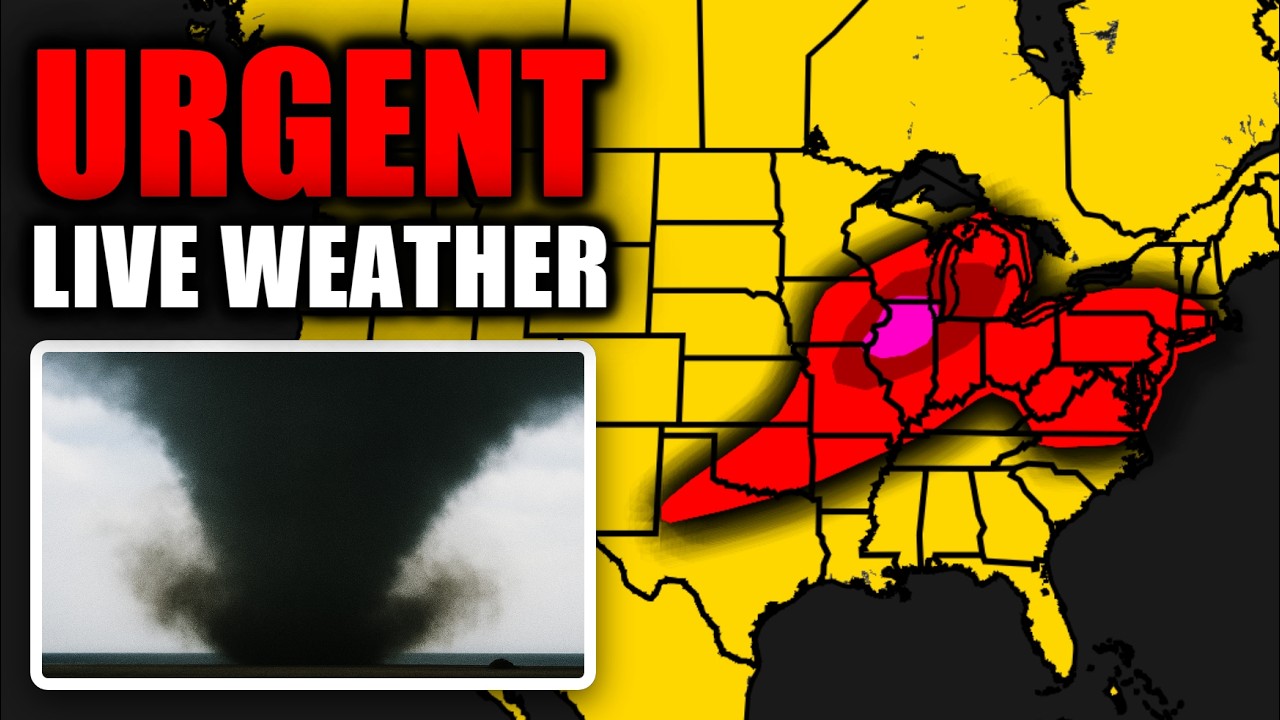 🔴 LIVE - TORNADO OUTBREAK ONGOING - STORM CHASERS ON IT...