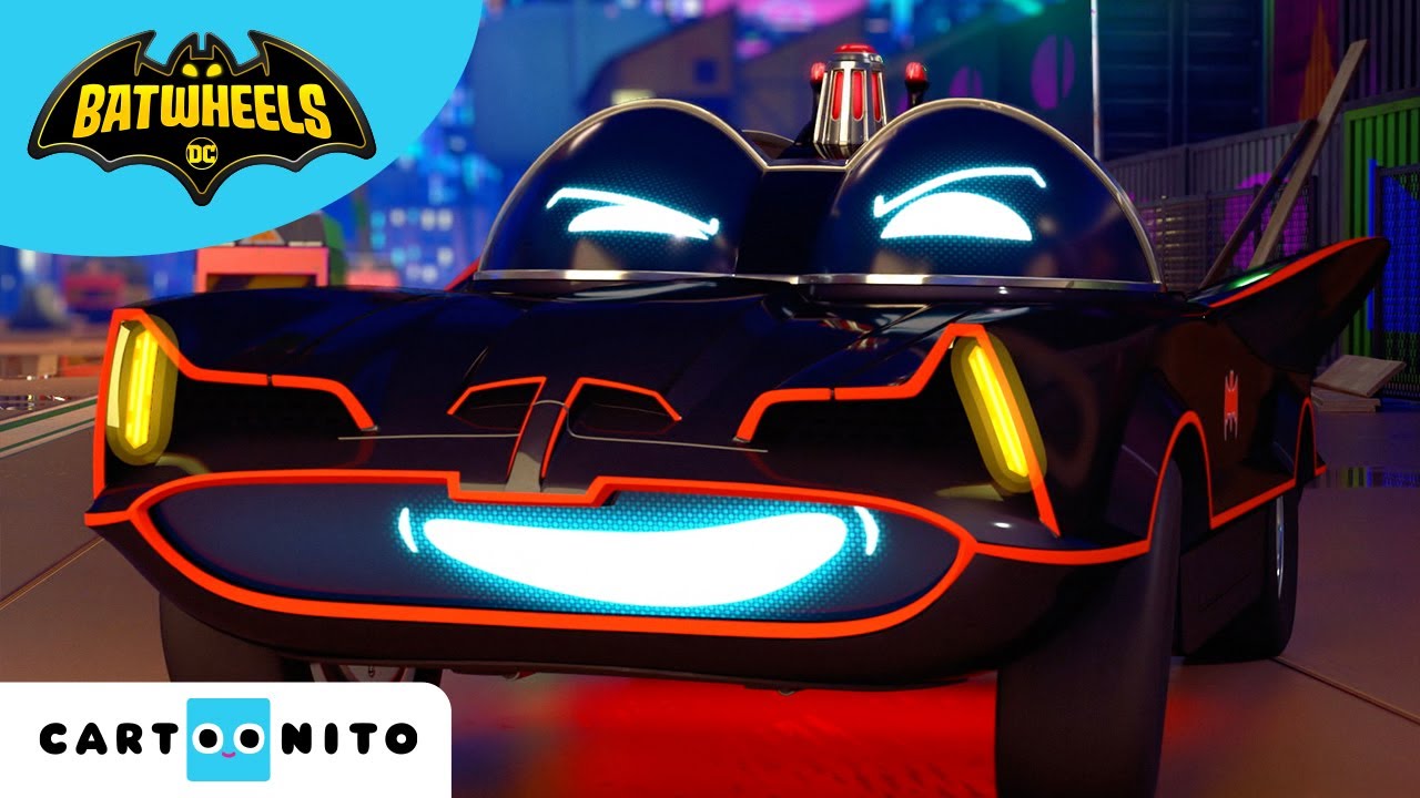 A.D.A.M. &ndash; oryginalny Batmobil | Batwheels | Kresk&oacute;wki dla dzieci
