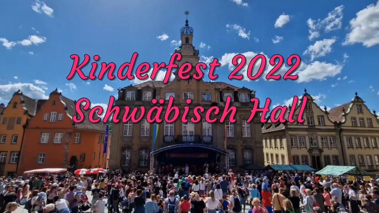 Schwäbisch Hall, Kinderfest 2022, Premiere Kinderfestlied mit Moni Butz und Matthias Waßer