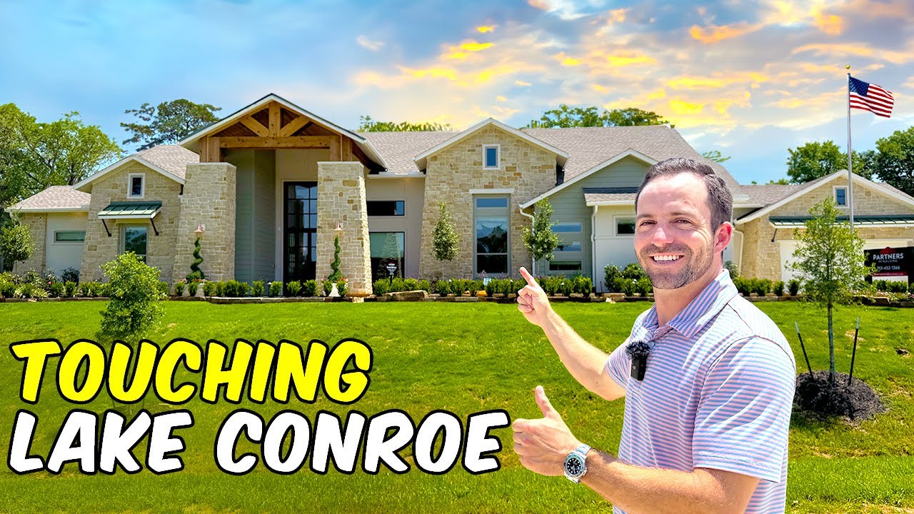 Massive Houston Texas Homes on 1 Acre Touching Lake Conroe!