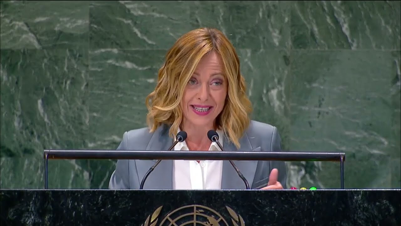 UN - Presidente del Consiglio, Giorgia Meloni