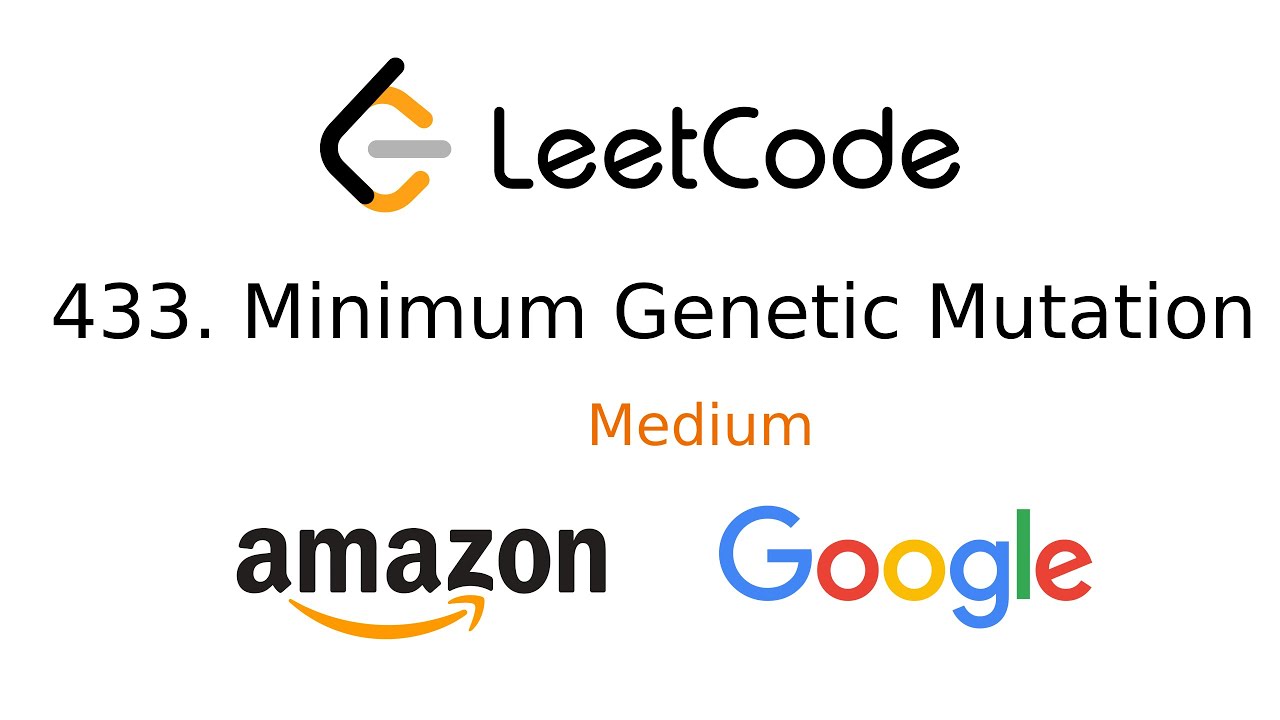 #Leetcode 433. Minimum Genetic Mutation | #javascript