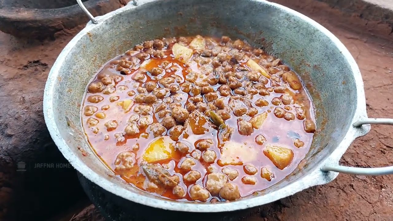 Soya Meat Curry With Coconut Milk