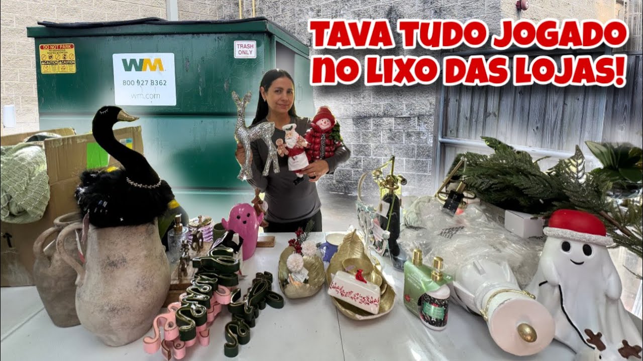 TAVA TUDO JOGADO NO LIXO DAS LOJAS DOS ESTADOS UNIDOS!🇺🇸