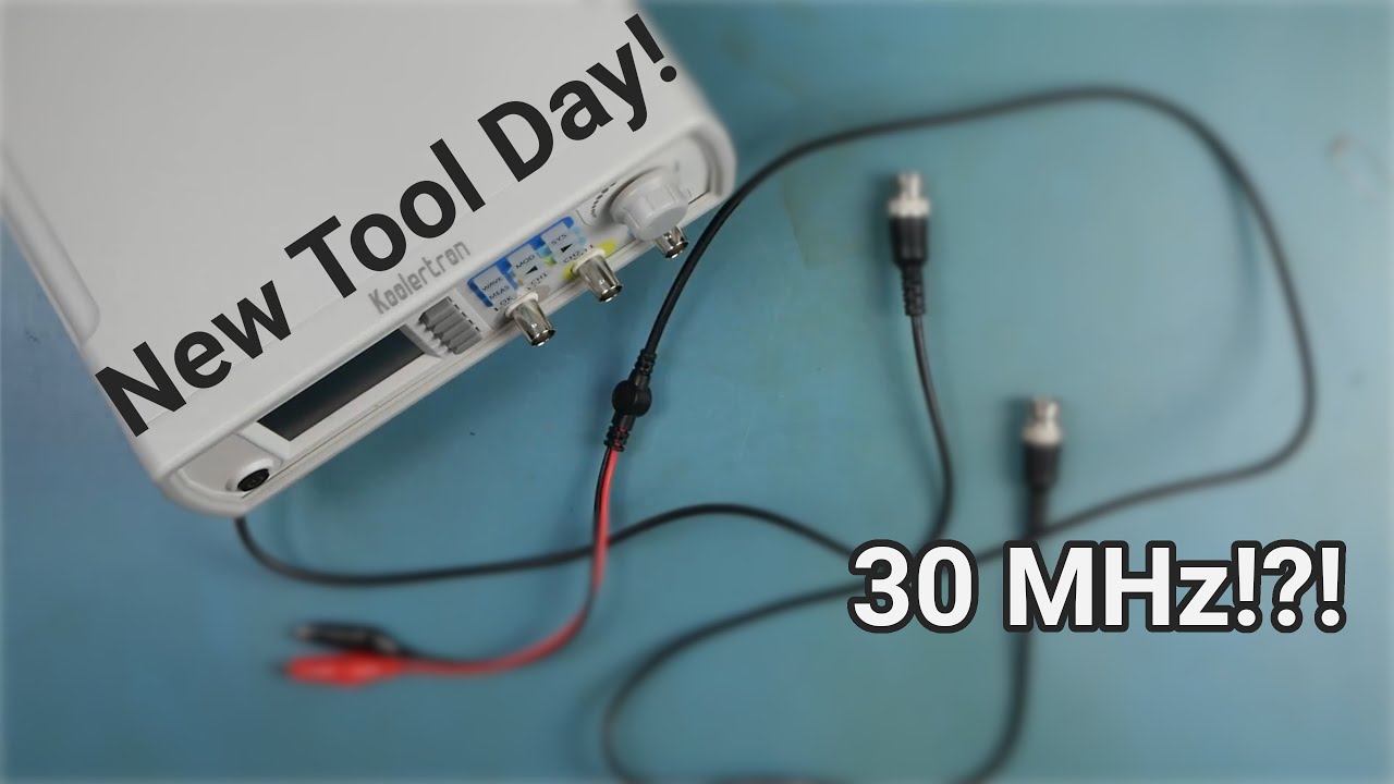 Koolertron 30MHz Function Generator Unboxing & Test