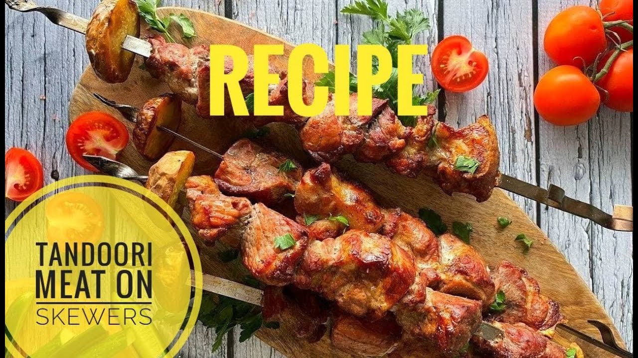 Tandoori Meat on Skewers/ Delicious Meat in Tandoor Clay Oven/ Easy Recipe Meat in Tandoor Oven