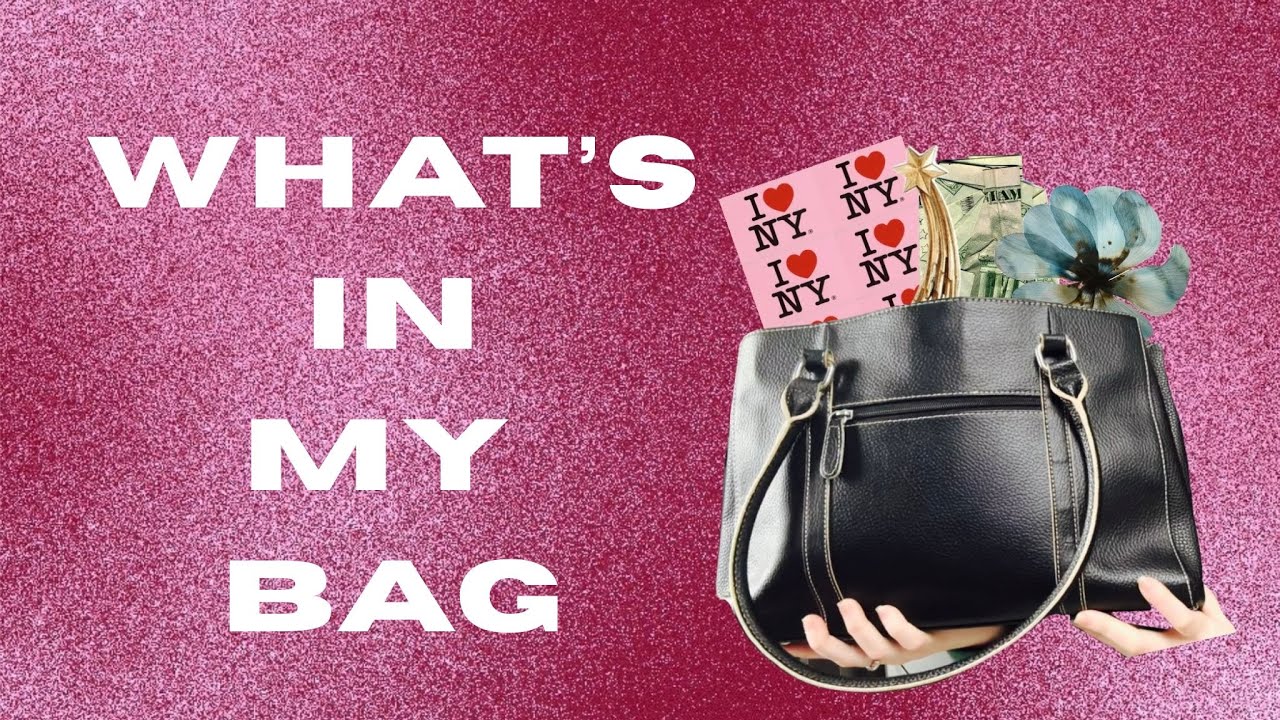 what's in my bag ⋆˚꩜｡