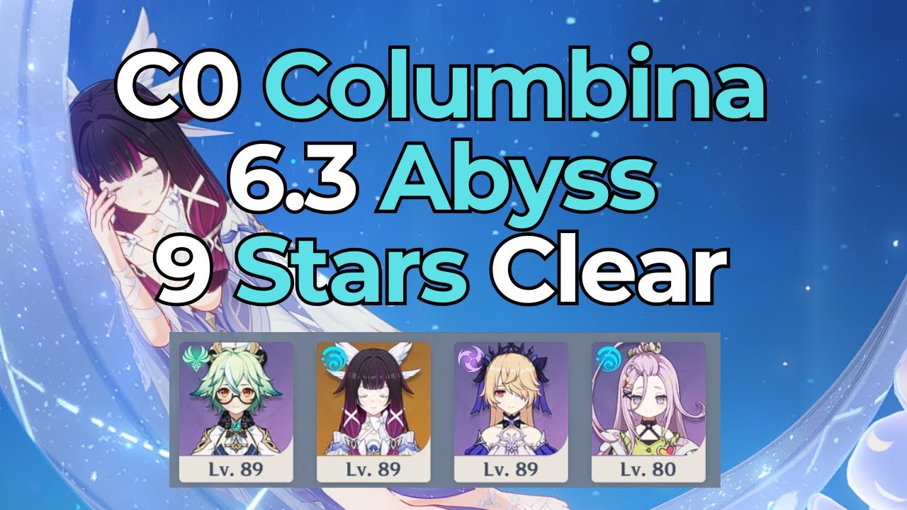 Budget Columbina (1-Cost) Clears 6.3 / Lunar IV Abyss with Ease!