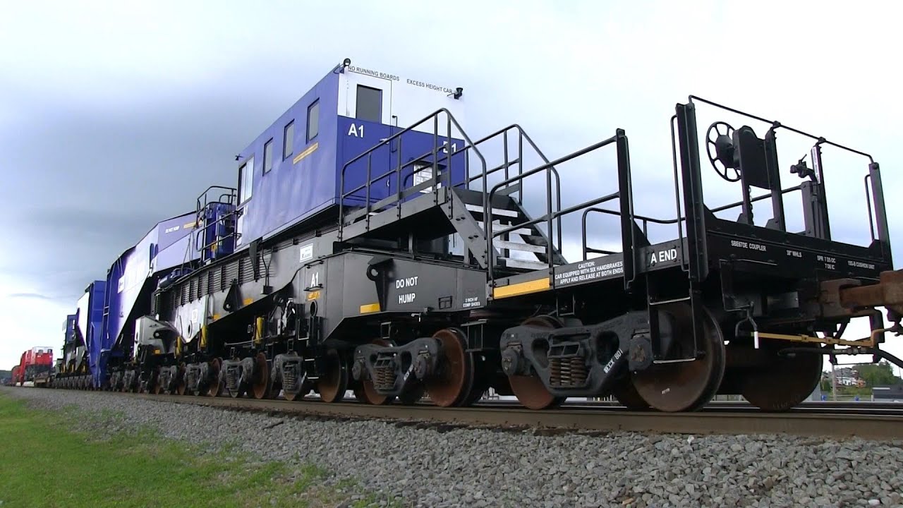 Schnabels: The World's Largest Freight Cars Visit The NS Pittsburgh Line