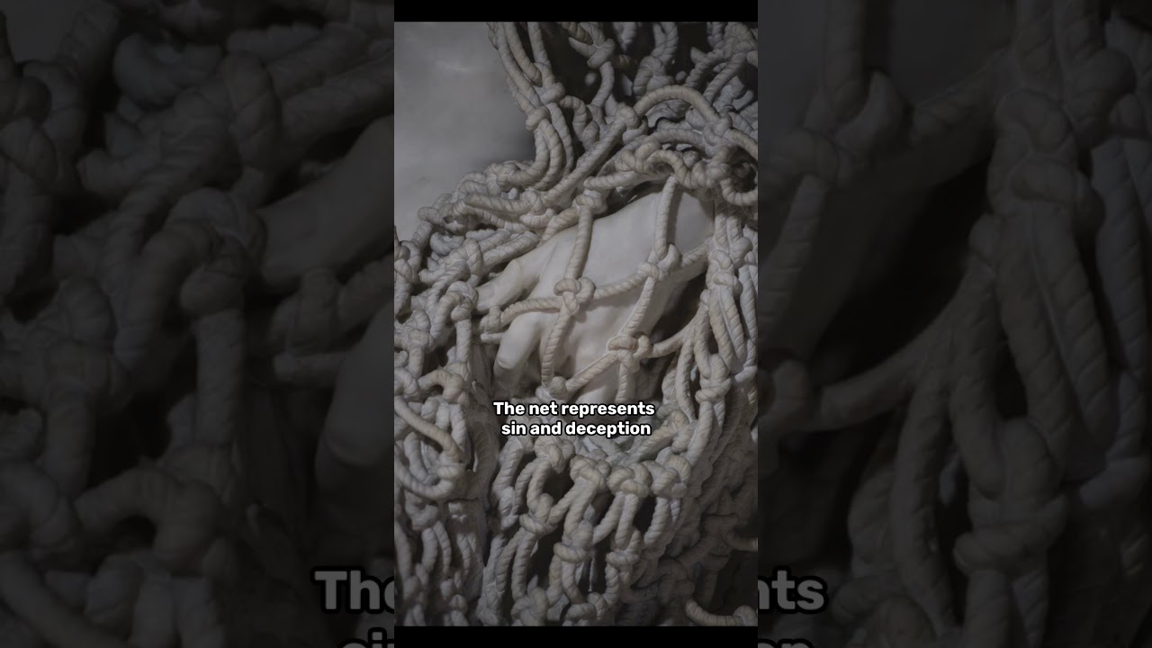 The Ropes are carved from a single block of Marble #sculpture #art #arthistory #history #artist