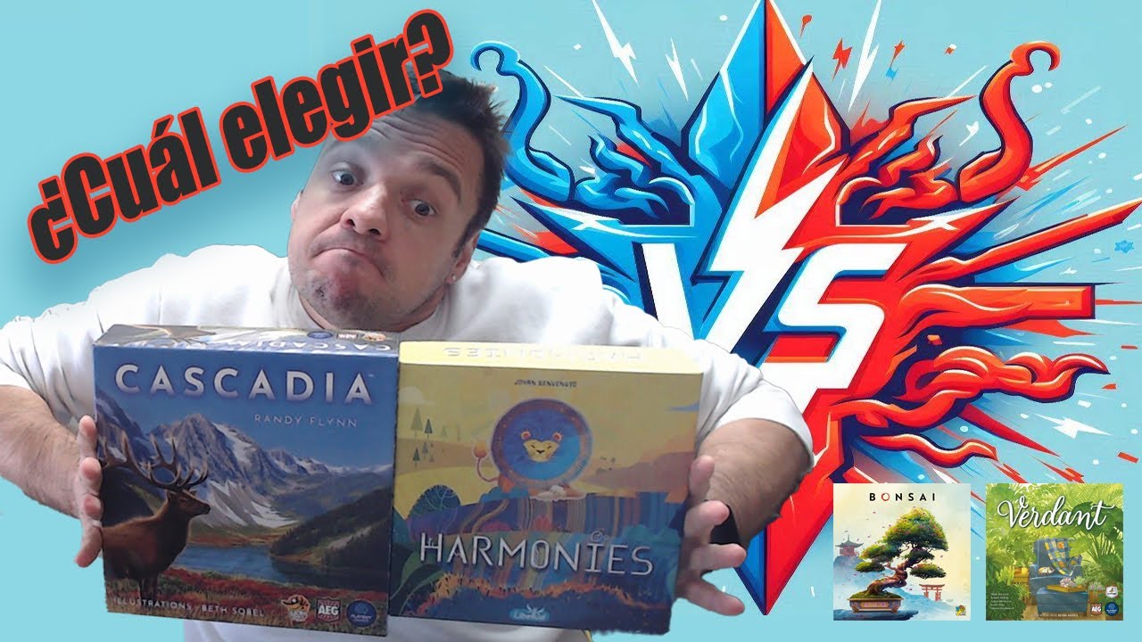HARMONIES vs CASCADIA 🎲 ¡Descubre cuál de los 2 nos gusta más! 🔥😱 Y cuál será mejor PARA TI
