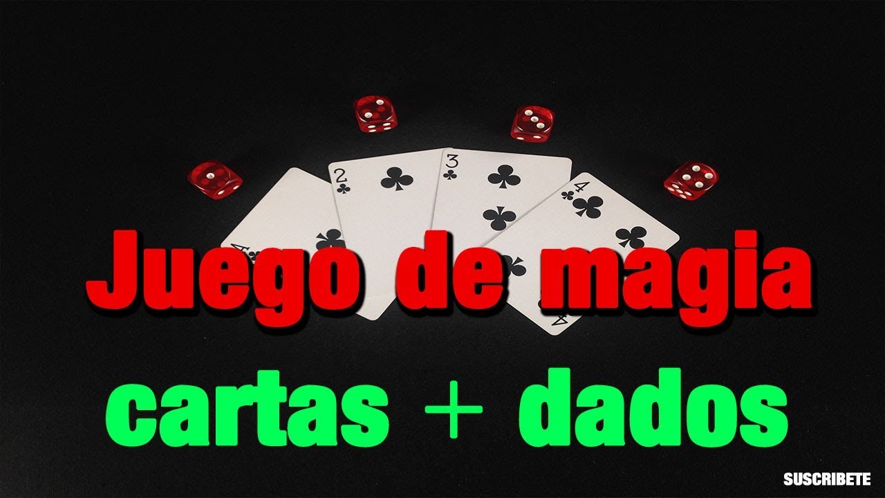 *TRUCO* de magia con cartas y dados [ 4 DADOS ] 🙋🙋