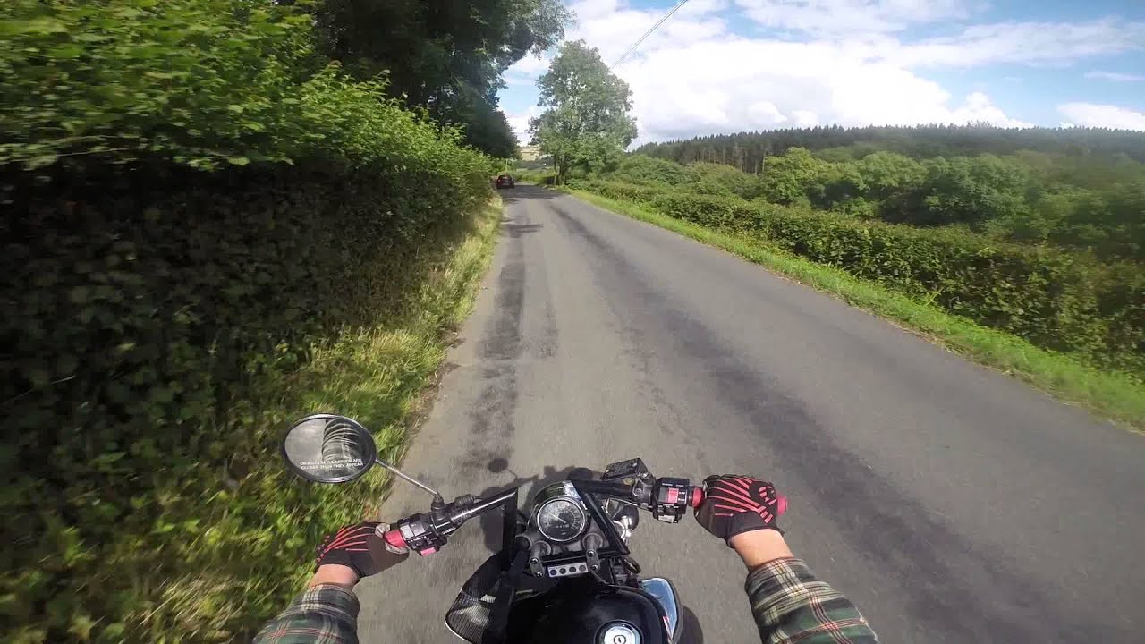Yamaha xv535 GoPro Bobber ride uk