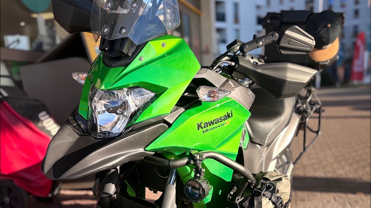 Cold start | CF MOTO 450Mt | Kawa Versys 300x | Winter