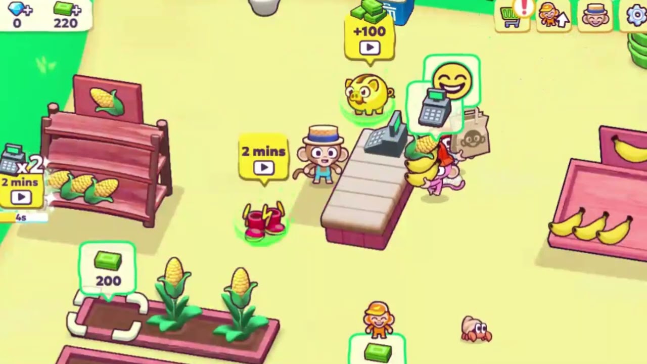 Monkey Mart Game 🐵 | Monkey Mart Gameplay in Hindi | Funny & Addictive PC Game