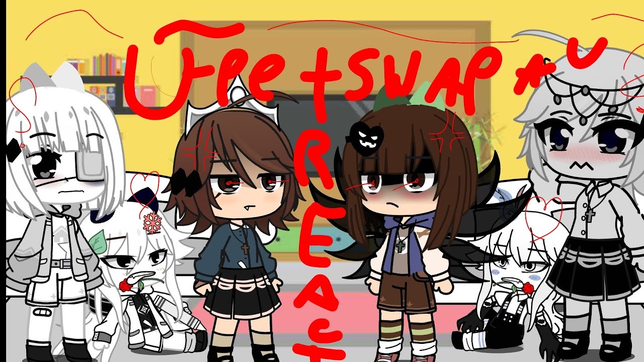 Fpe+swap claire, Alice and engel react to edit 1/??? #art #fpeedit #capcutedit #capcut #fpe#swapau🏀💭