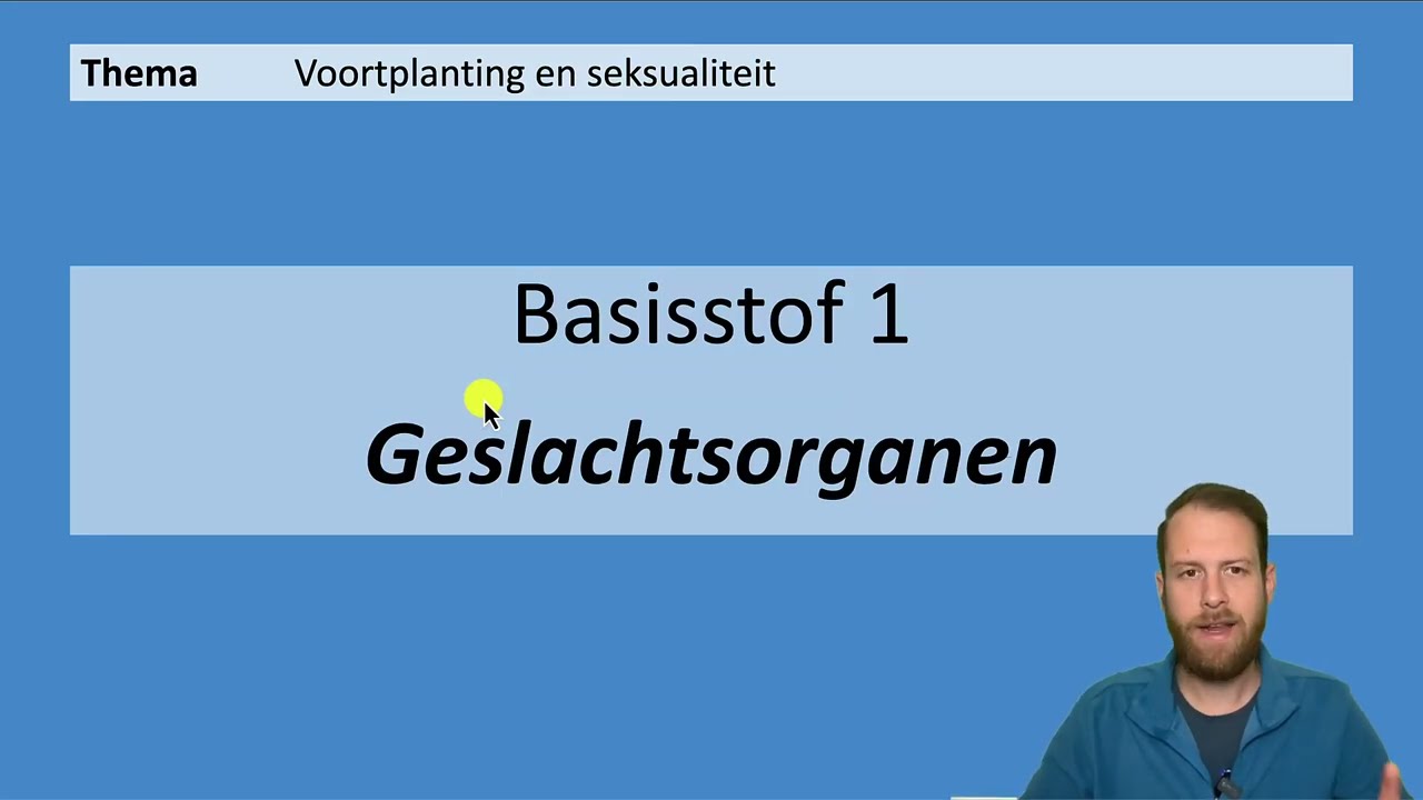 VMBO BK 3 | Voortplanting en seksualiteit | 1. Geslachtsorganen  | 8e editie