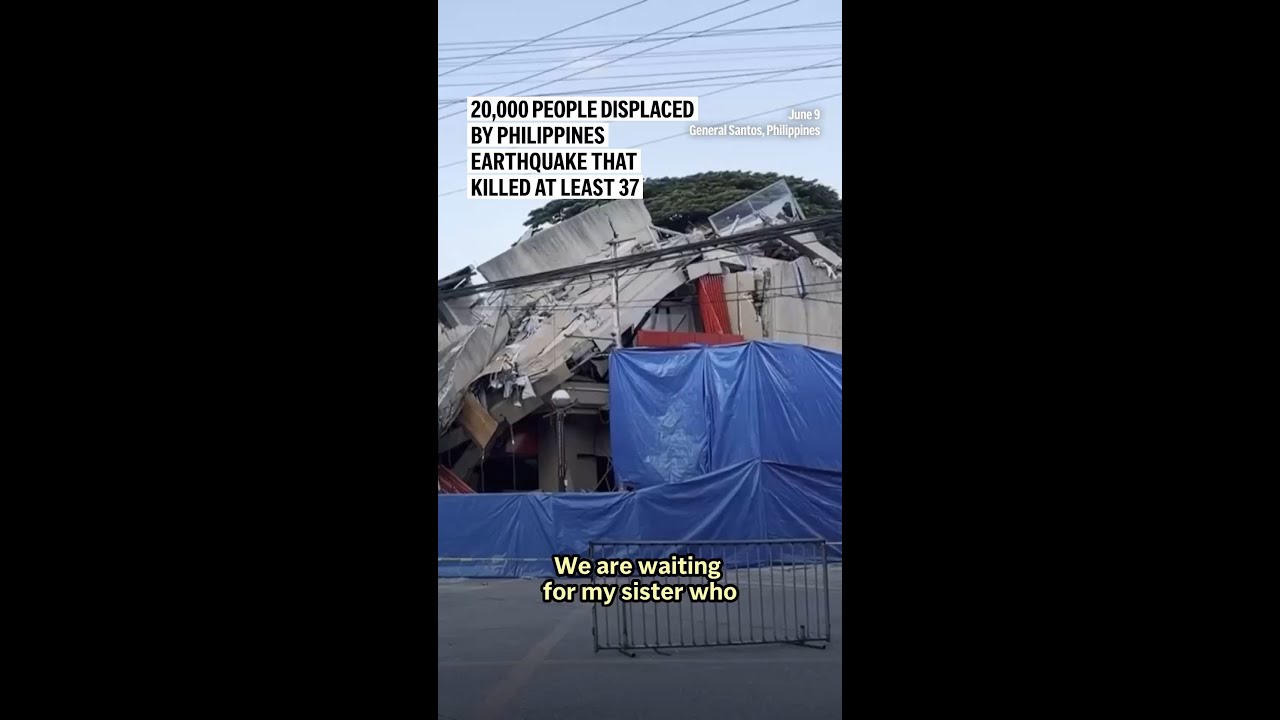 20,000 people displaced by Philippines earthquake that killed at least 37