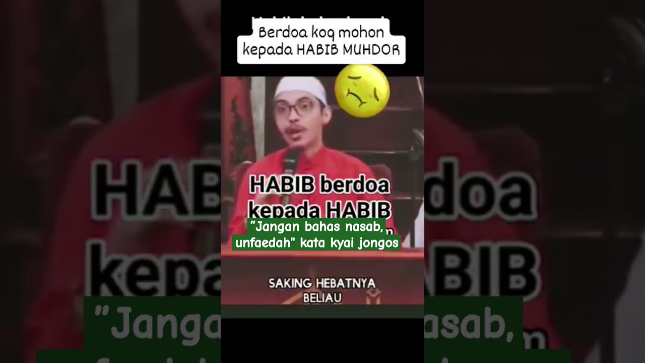 Berdoa pada habib muhdor, biar gak mati kalau ke tarim