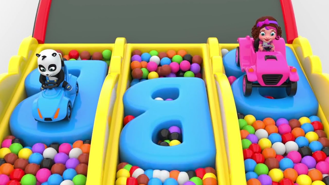Pinky and Panda Playing in Alphabet Park Live Stream