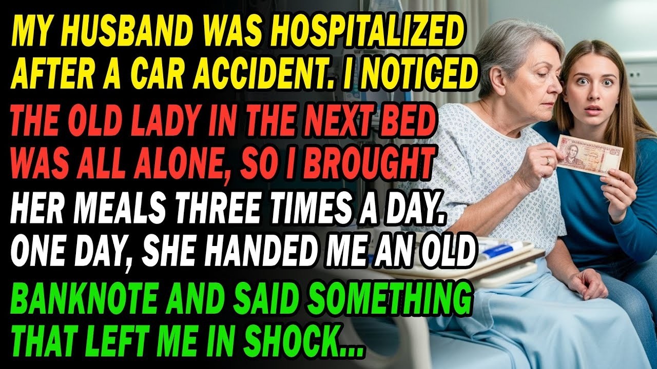 While I Cared For My Husband🏥 The Old Lady In The Next Bed Suddenly Whispered  'Be Careful   '⁉️