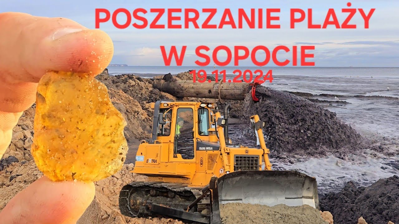 POSZERZANIE PLAŻY W SOPOCIE  19.11.2024