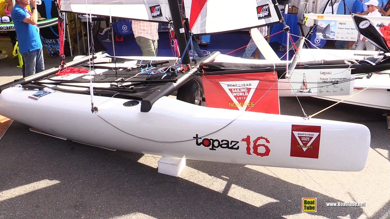 2017 Topaz 16C Catamaran - Walkaround - 2016 Annapolis Sailboat Show